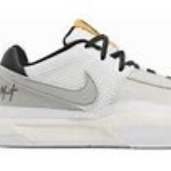 Nike Ja 1 Light Smoke Grey size 5 y uk 4.5 gray black white - Picture 1 of 5